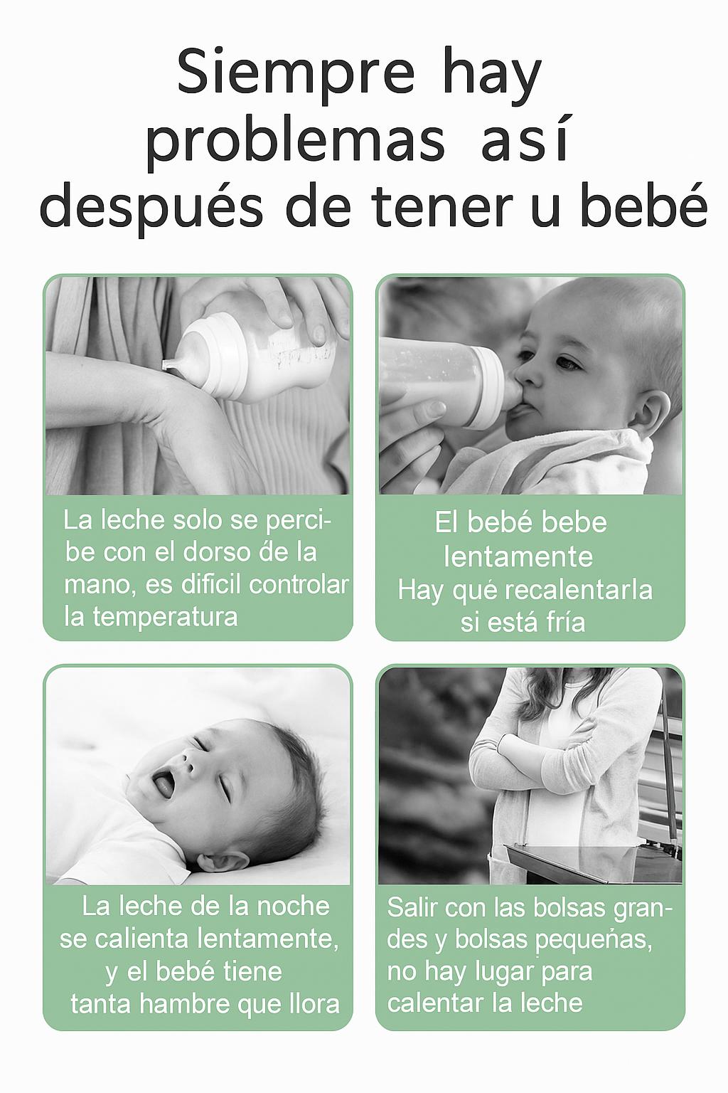 Termo-Biberón Portátil (USB, recargable, 4400 mAh)