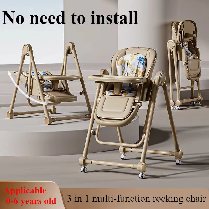 Silla Plegable 2 en 1 para Bebé
