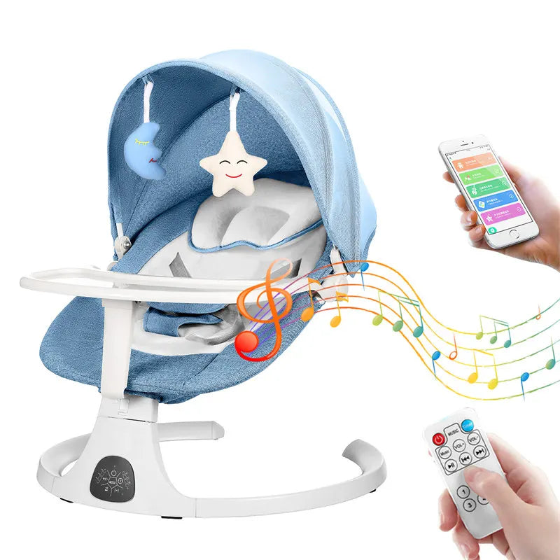 Cama Mecedora Eléctrica para Bebé (0–18 m)