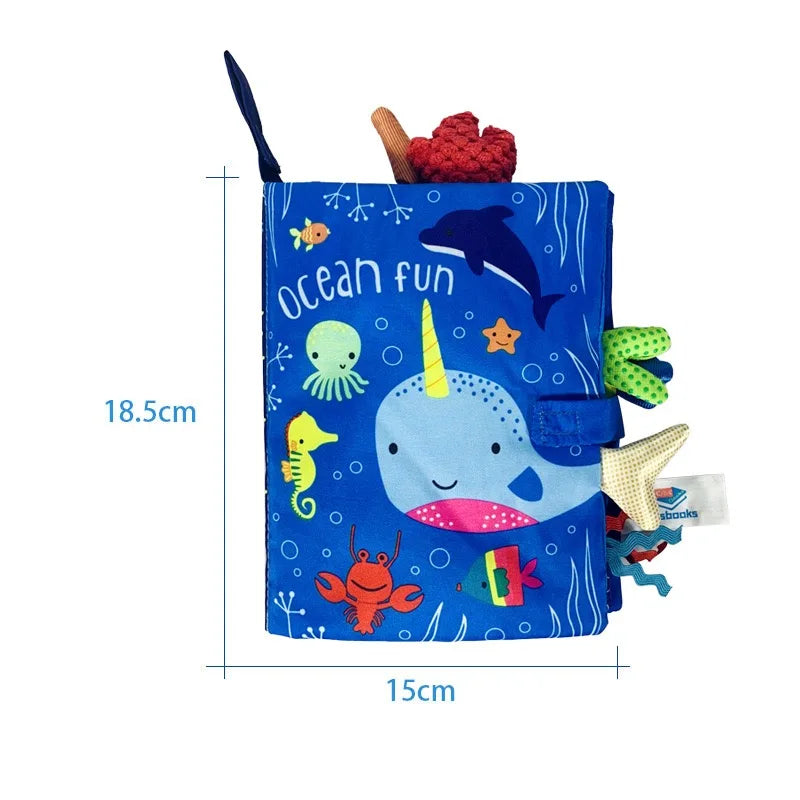 Libro de Tela con Colas – Juguete Educativo