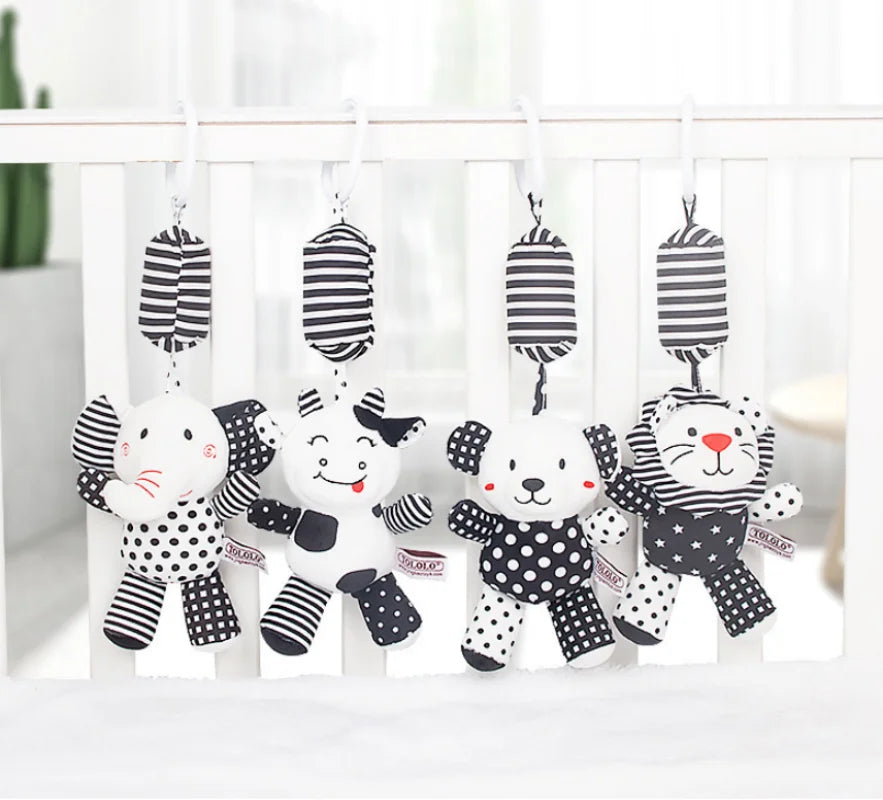 Libro Sensorial en Blanco y Negro para Bebés