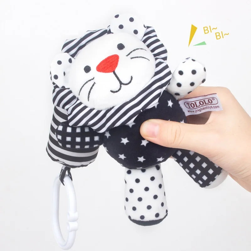 Libro Sensorial en Blanco y Negro para Bebés