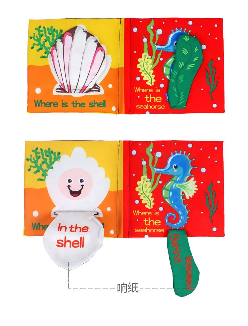 Libro de Tela con Colas – Juguete Educativo