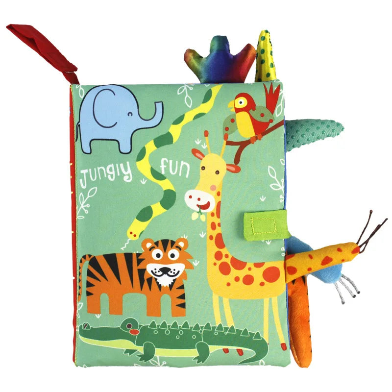 Libro de Tela con Colas – Juguete Educativo