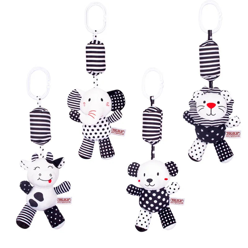 Libro Sensorial en Blanco y Negro para Bebés