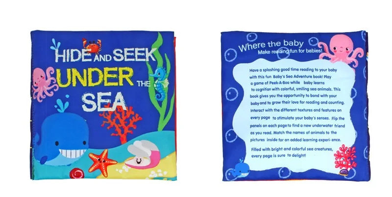 Libro de Tela con Colas – Juguete Educativo
