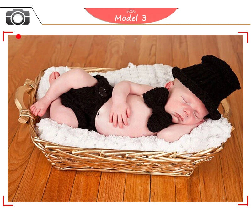 Accesorios de Fotografía para Recién Nacidos (Crochet) – 42 Modelos