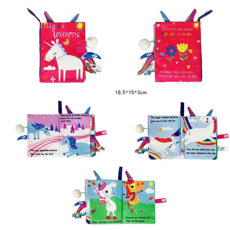Libro de Tela con Colas – Juguete Educativo