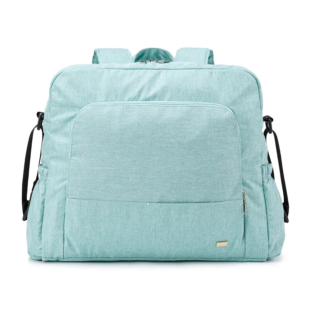 Bolsa de pañales de PU/PVC impermeable – Mochila multifuncional