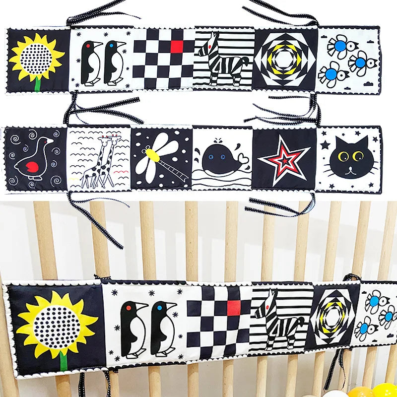 Libro Sensorial en Blanco y Negro para Bebés