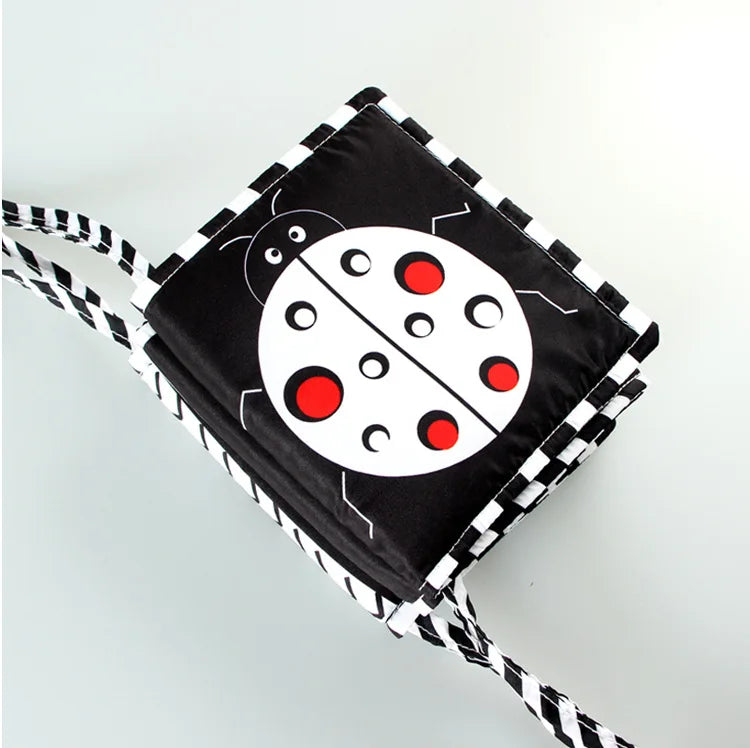 Libro Sensorial en Blanco y Negro para Bebés