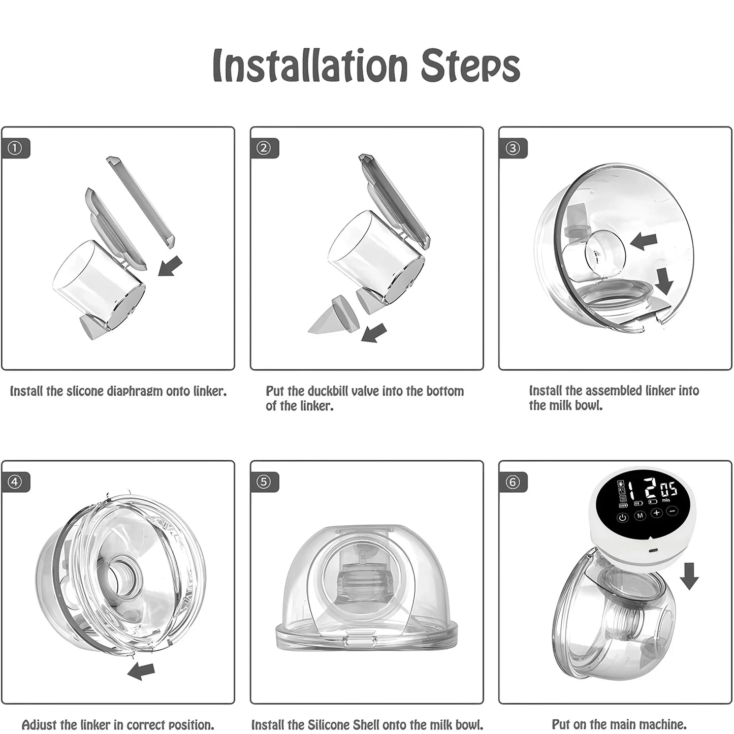 Extractor de Leche Eléctrico Portátil (Doble, Manos Libres)