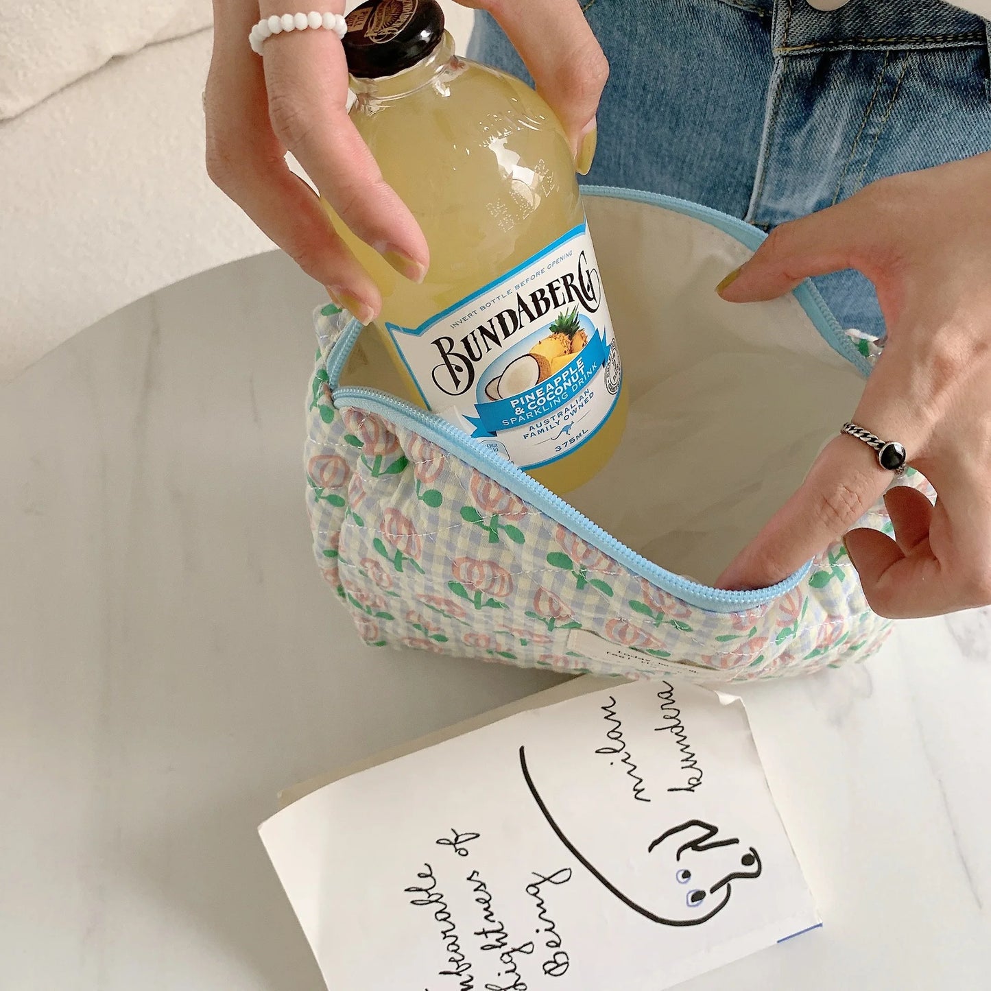 Bolsa de Pañales con Estampado de Dibujos Animados