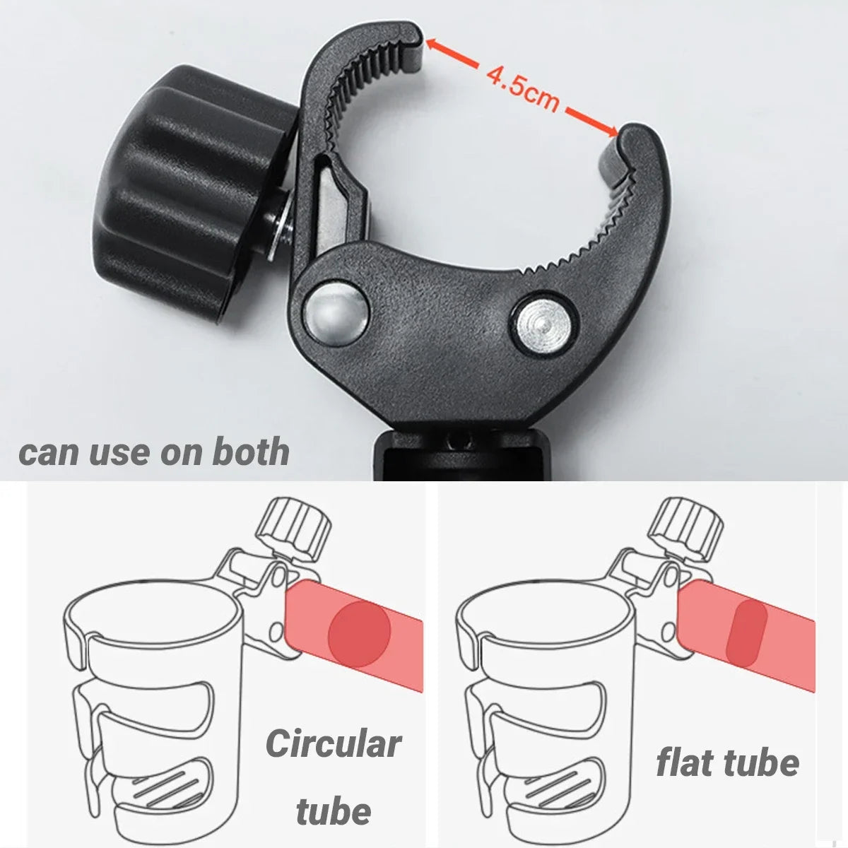 Portavasos Universal para Cochecito y Bicicleta