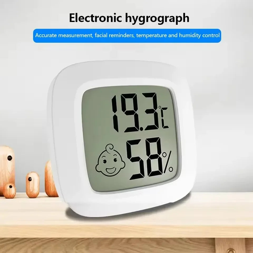 Mini Termómetro e Higrómetro Digital LCD