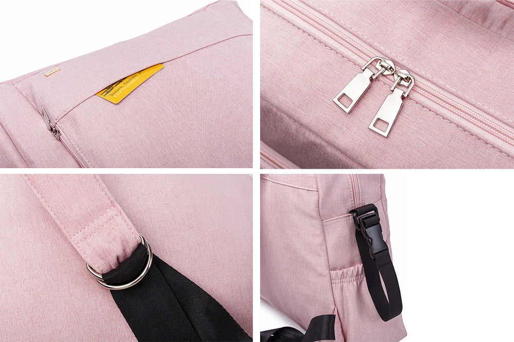 Bolsa de pañales de PU/PVC impermeable – Mochila multifuncional