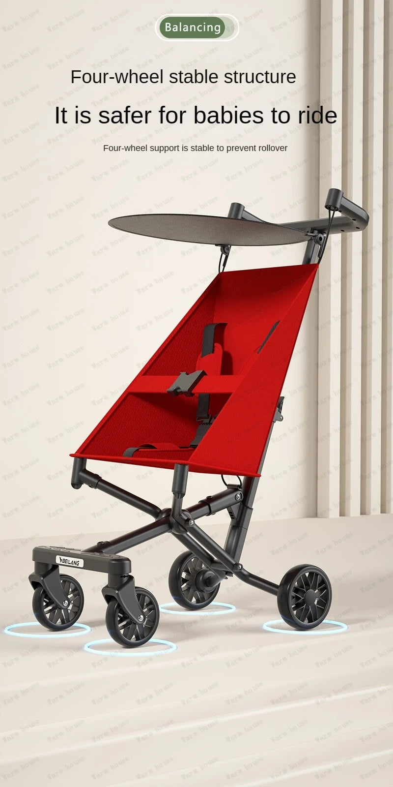 Cochecito Ultraligero Plegable “High Landscape”