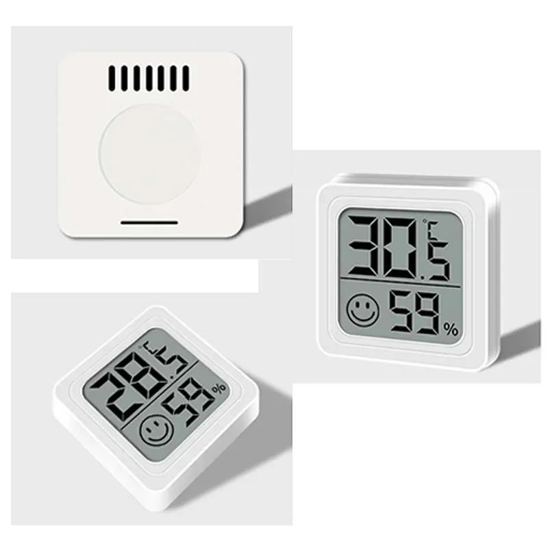 Mini Termómetro e Higrómetro Digital LCD