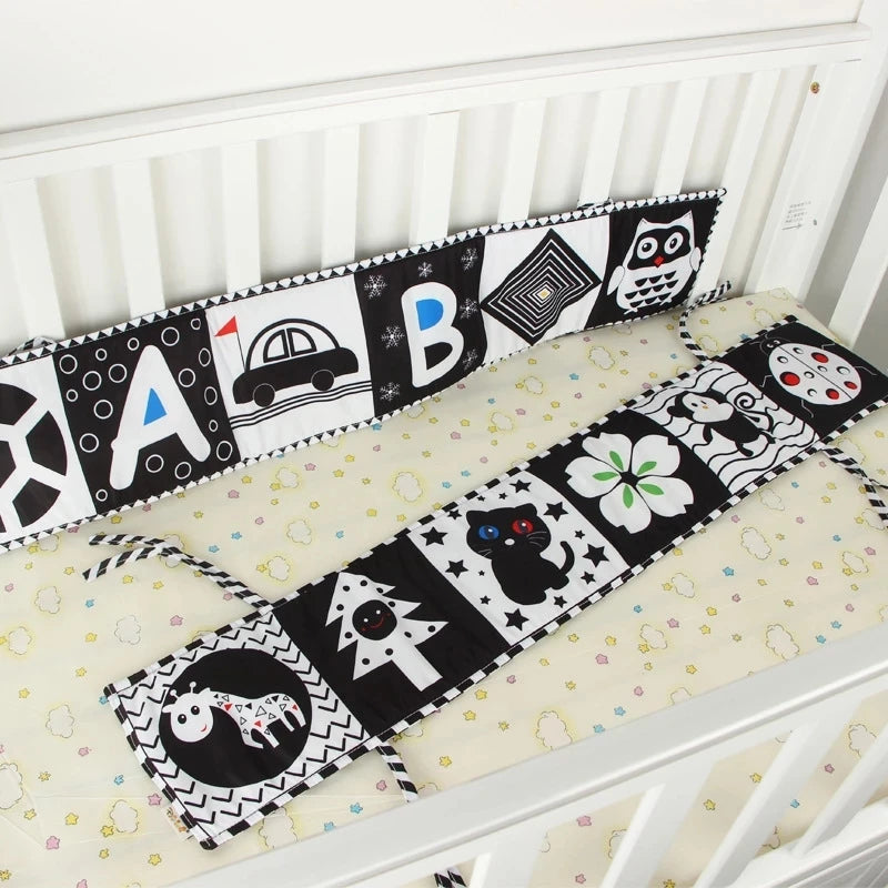 Libro Sensorial en Blanco y Negro para Bebés