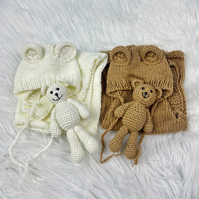 Set Fotografía Recién Nacido 3 pzs – Oso (0–3 m)