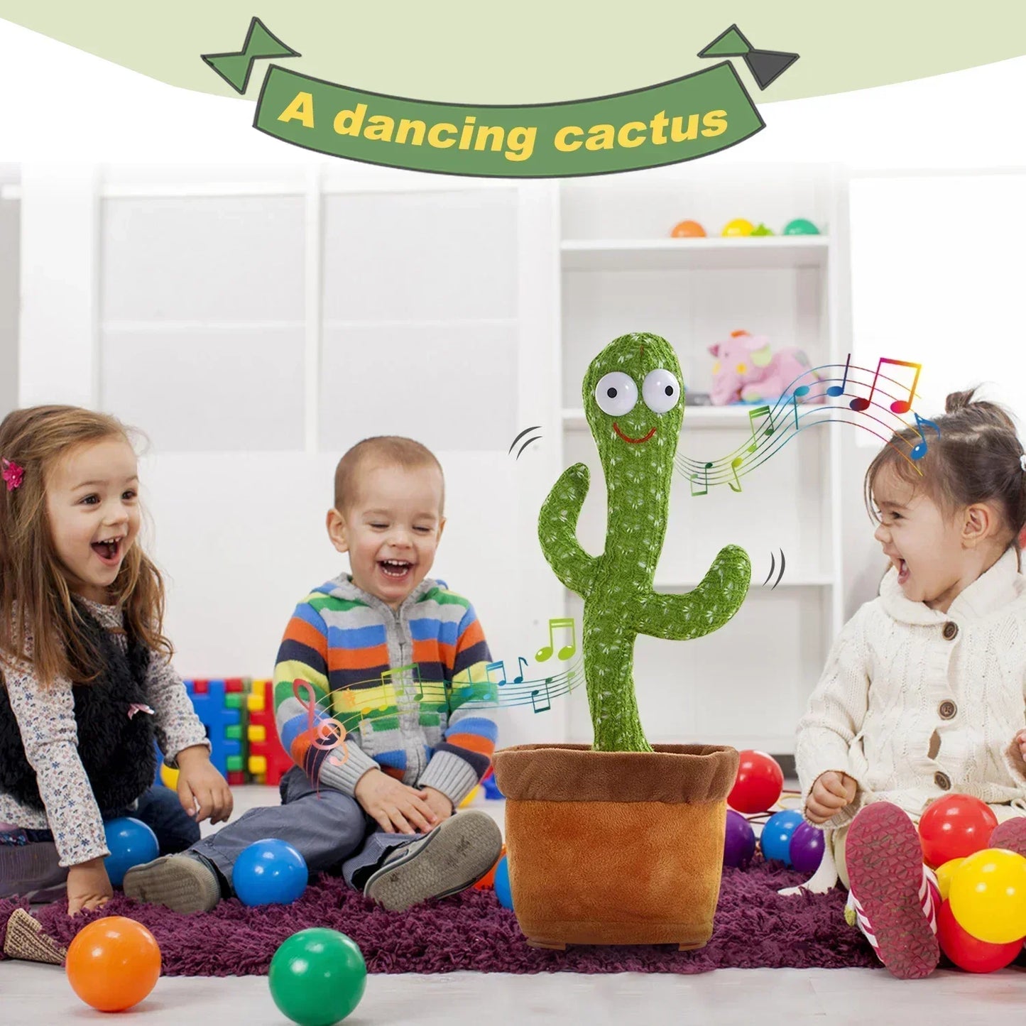 Cactus Parlante y Bailarín (Recargable)