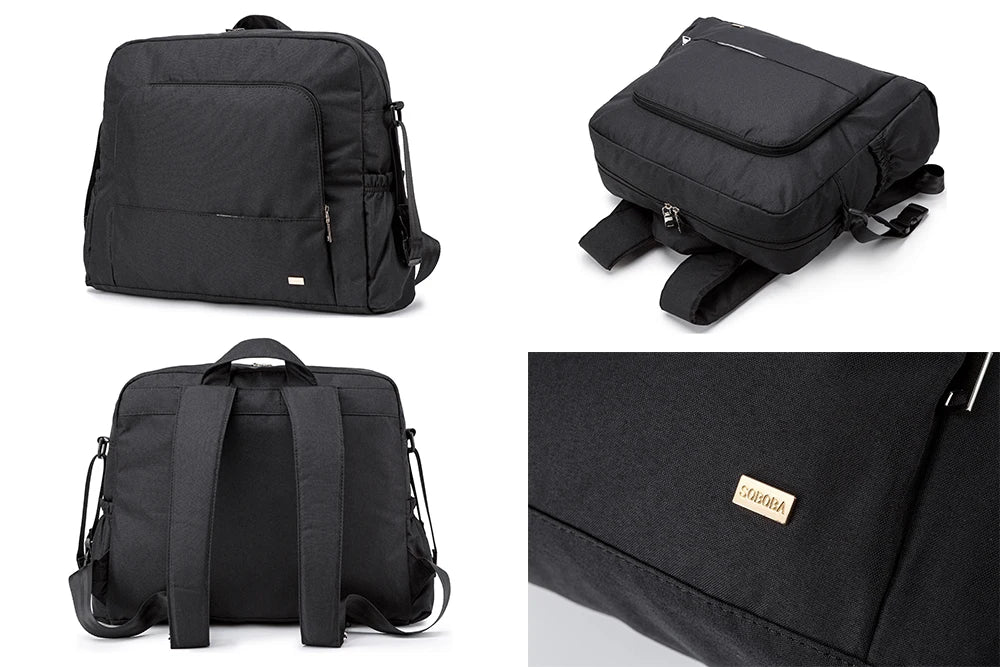 Bolsa de pañales de PU/PVC impermeable – Mochila multifuncional