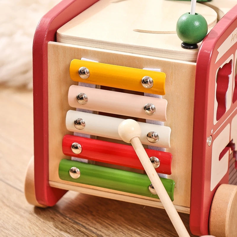 Bus de Actividades de Madera (2 colores)