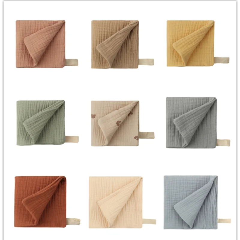 Pack 5 Toallitas de Muselina para Bebé (23×23 cm) Descripción