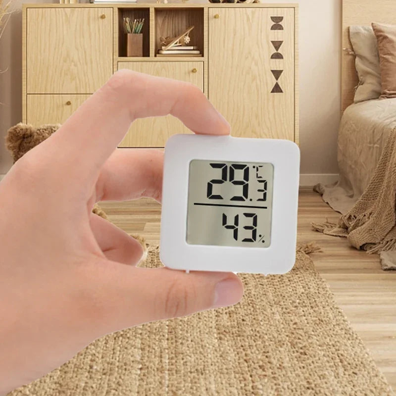 Mini Termómetro e Higrómetro Digital LCD