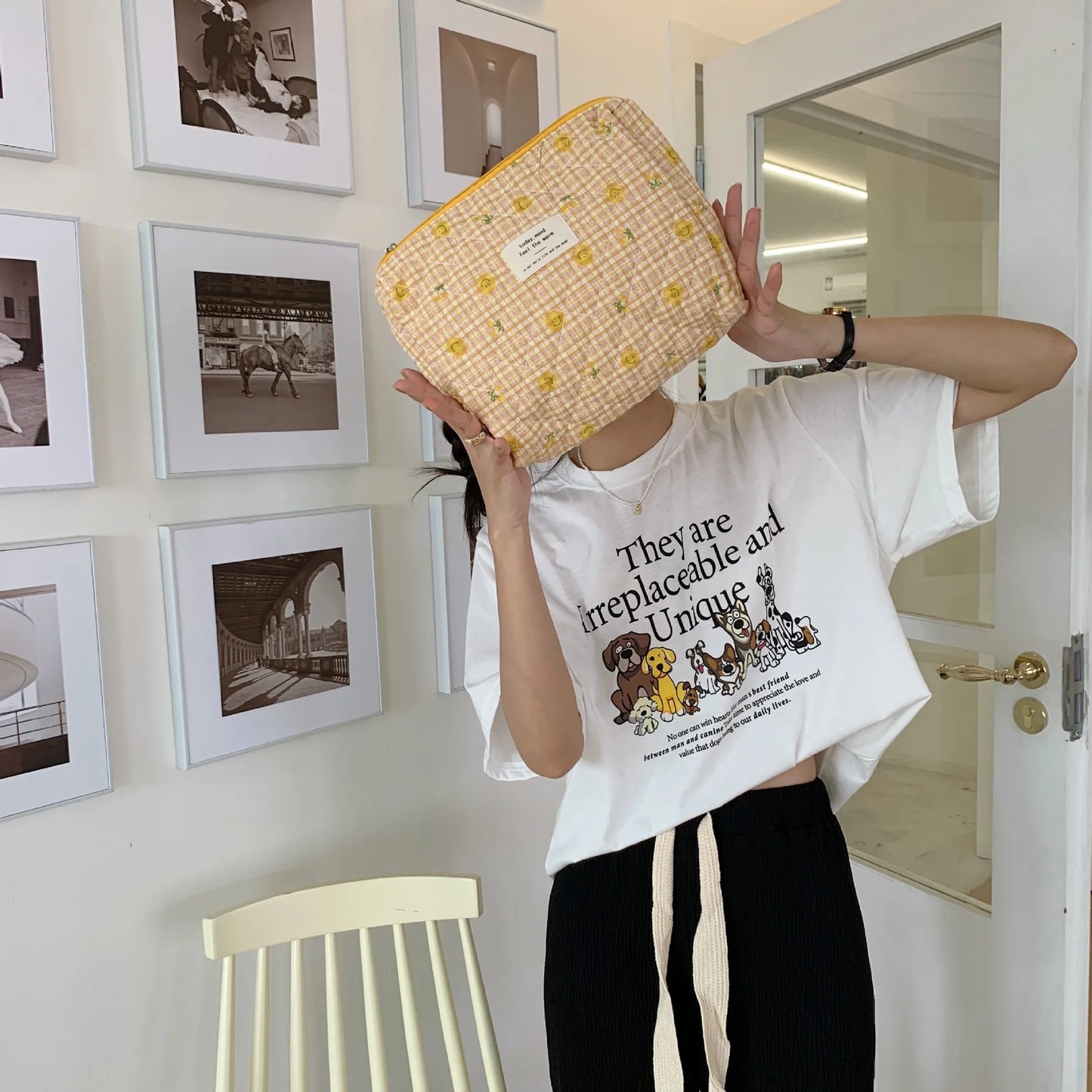 Bolsa de Pañales con Estampado de Dibujos Animados
