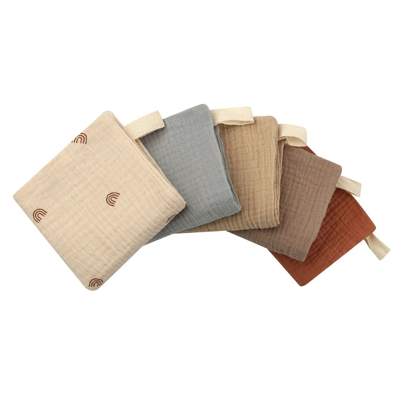 Pack 5 Toallitas de Muselina para Bebé (23×23 cm) Descripción