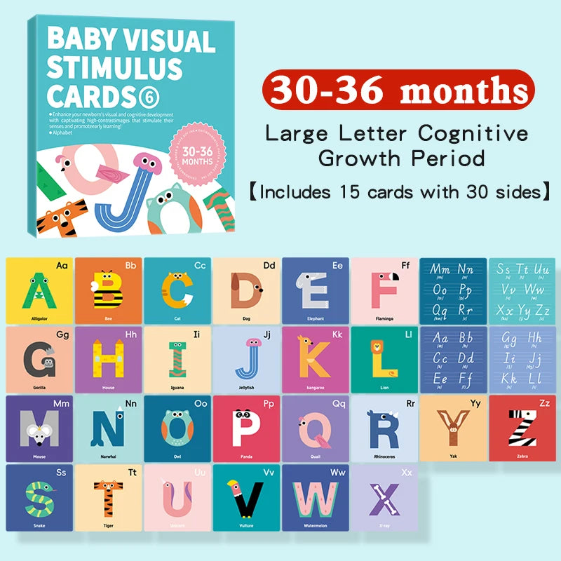 Tarjetas de estimulación Visual para bebés
