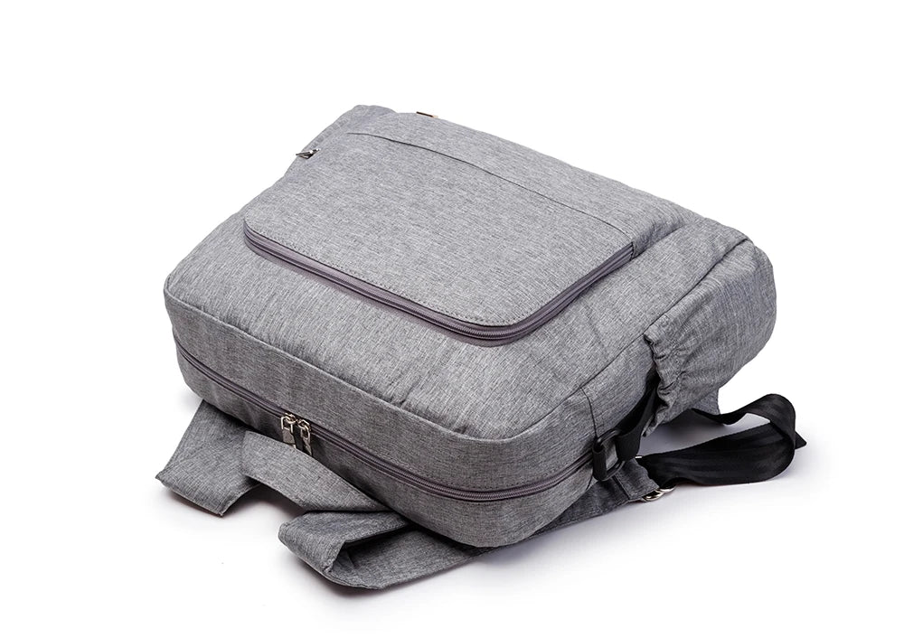Bolsa de pañales de PU/PVC impermeable – Mochila multifuncional