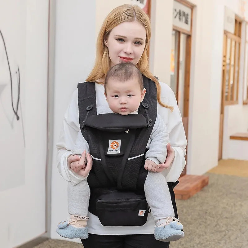 Portabebés Ergonómico Multiposición con Asiento a la Cadera( 0-36 meses)