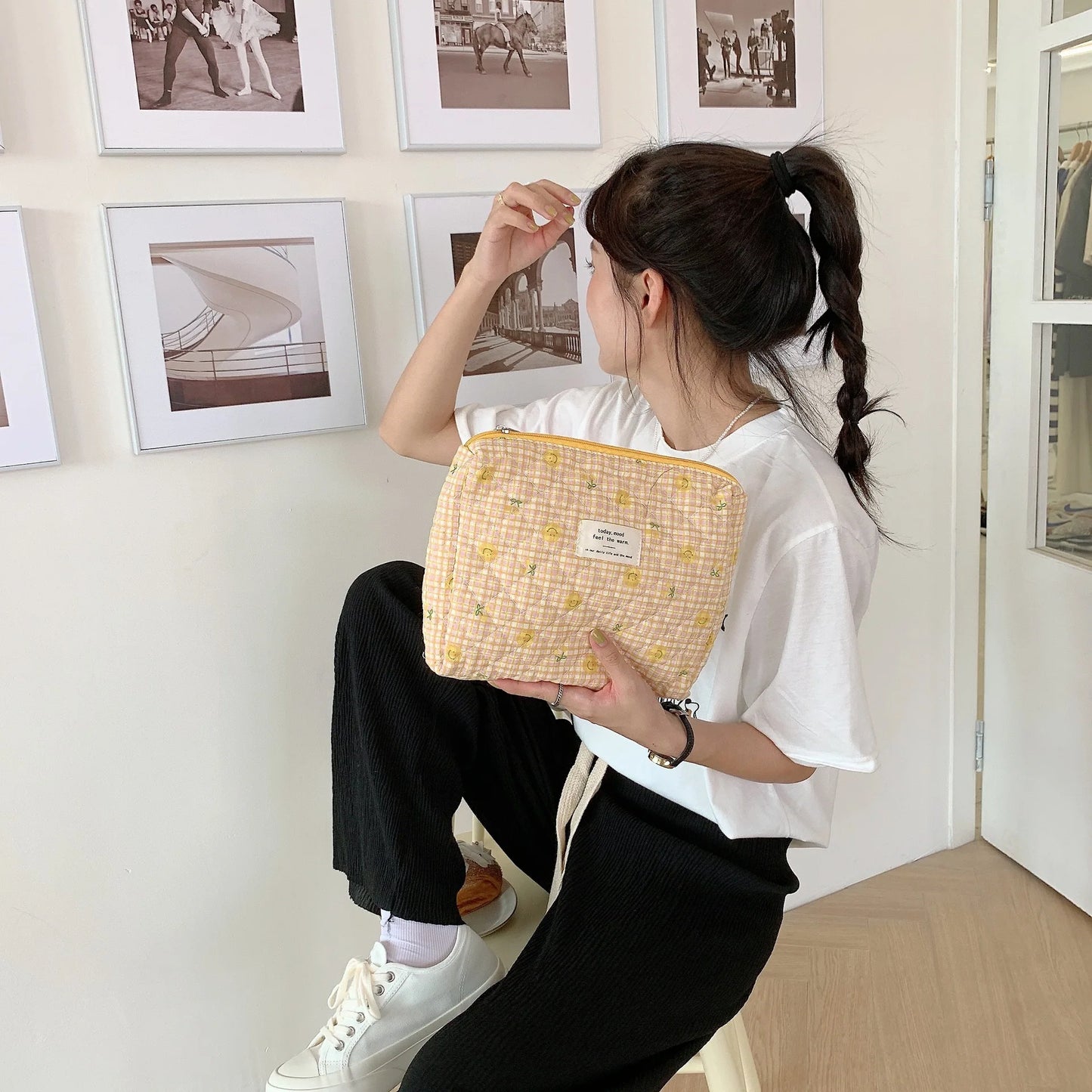 Bolsa de Pañales con Estampado de Dibujos Animados
