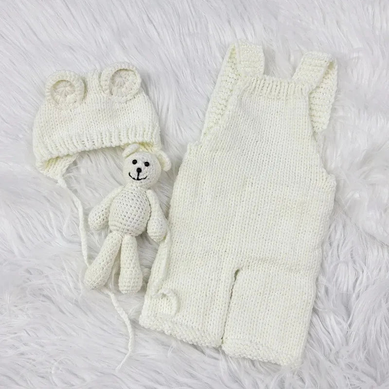 Set Fotografía Recién Nacido 3 pzs – Oso (0–3 m)