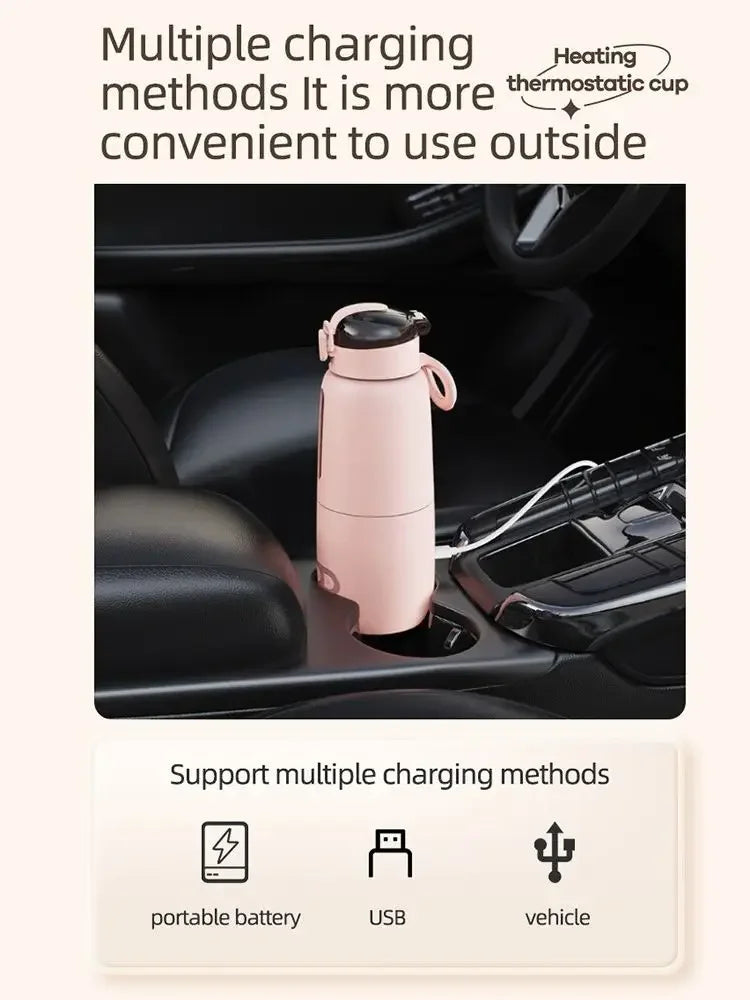Calentador portátil USB de agua/leche para bebé – 300 ml