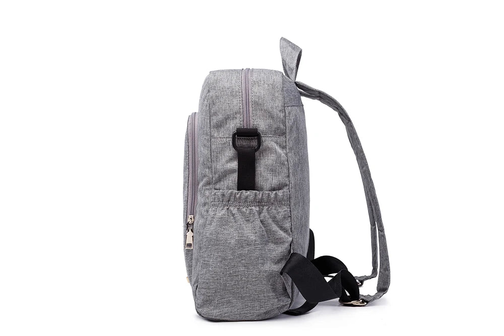 Bolsa de pañales de PU/PVC impermeable – Mochila multifuncional