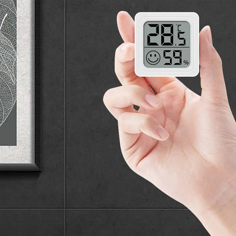 Mini Termómetro e Higrómetro Digital LCD