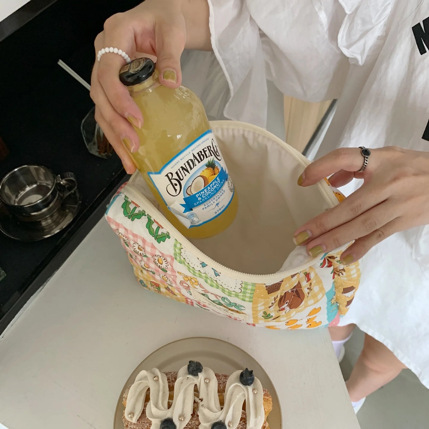 Bolsa de Pañales con Estampado de Dibujos Animados