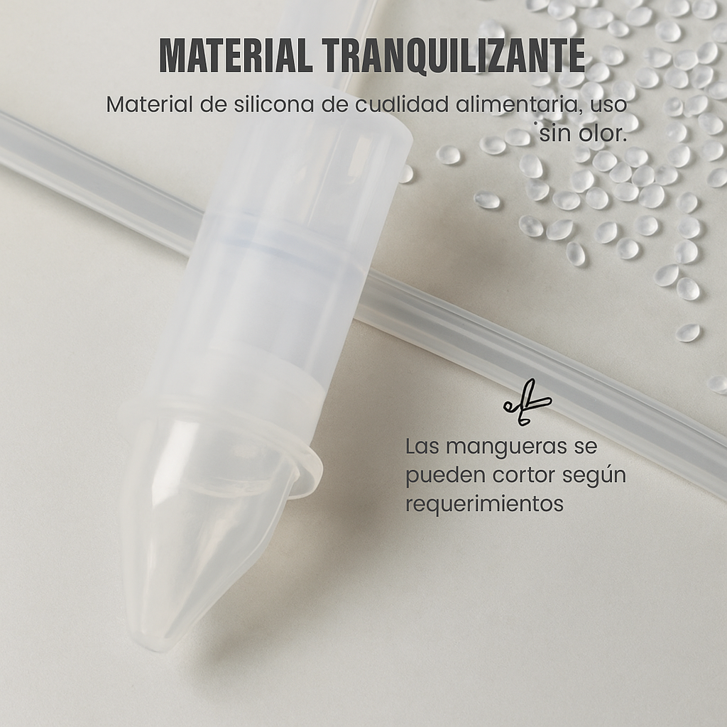 Aspirador Nasal Manual de Silicona (Bebé)