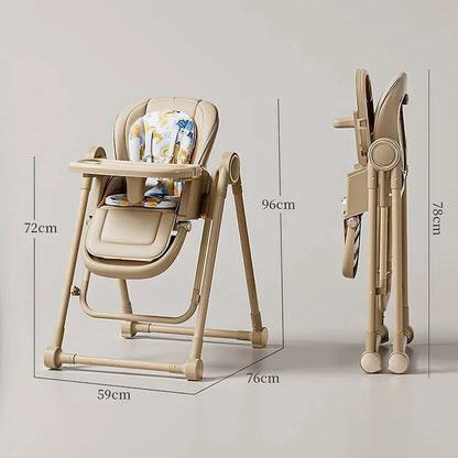 Silla Plegable 2 en 1 para Bebé