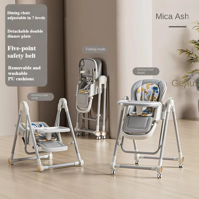 Silla Plegable 2 en 1 para Bebé