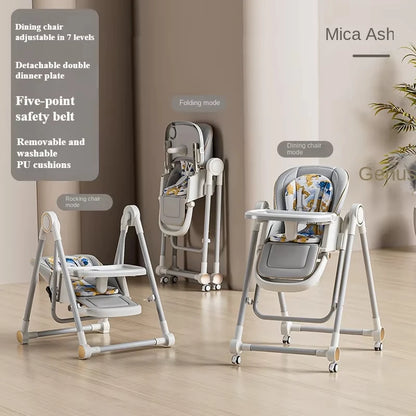 Silla Plegable 2 en 1 para Bebé