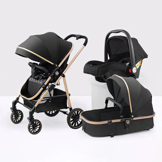 Cochecito 3-en-1 Plegable