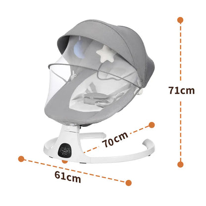 Cama Mecedora Eléctrica para Bebé (0–18 m)