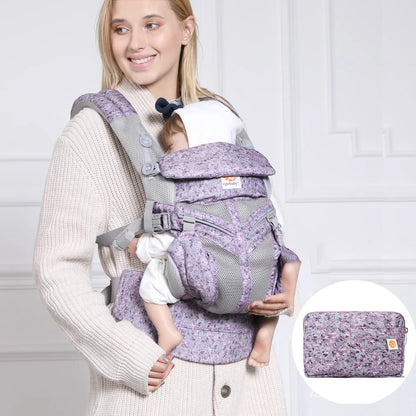 Portabebés Ergonómico Multiposición con Asiento a la Cadera( 0-36 meses)