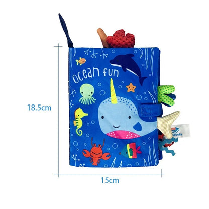 Libro de Tela con Colas – Juguete Educativo