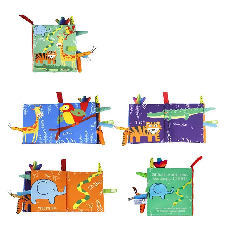 Libro de Tela con Colas – Juguete Educativo