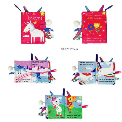 Libro de Tela con Colas – Juguete Educativo